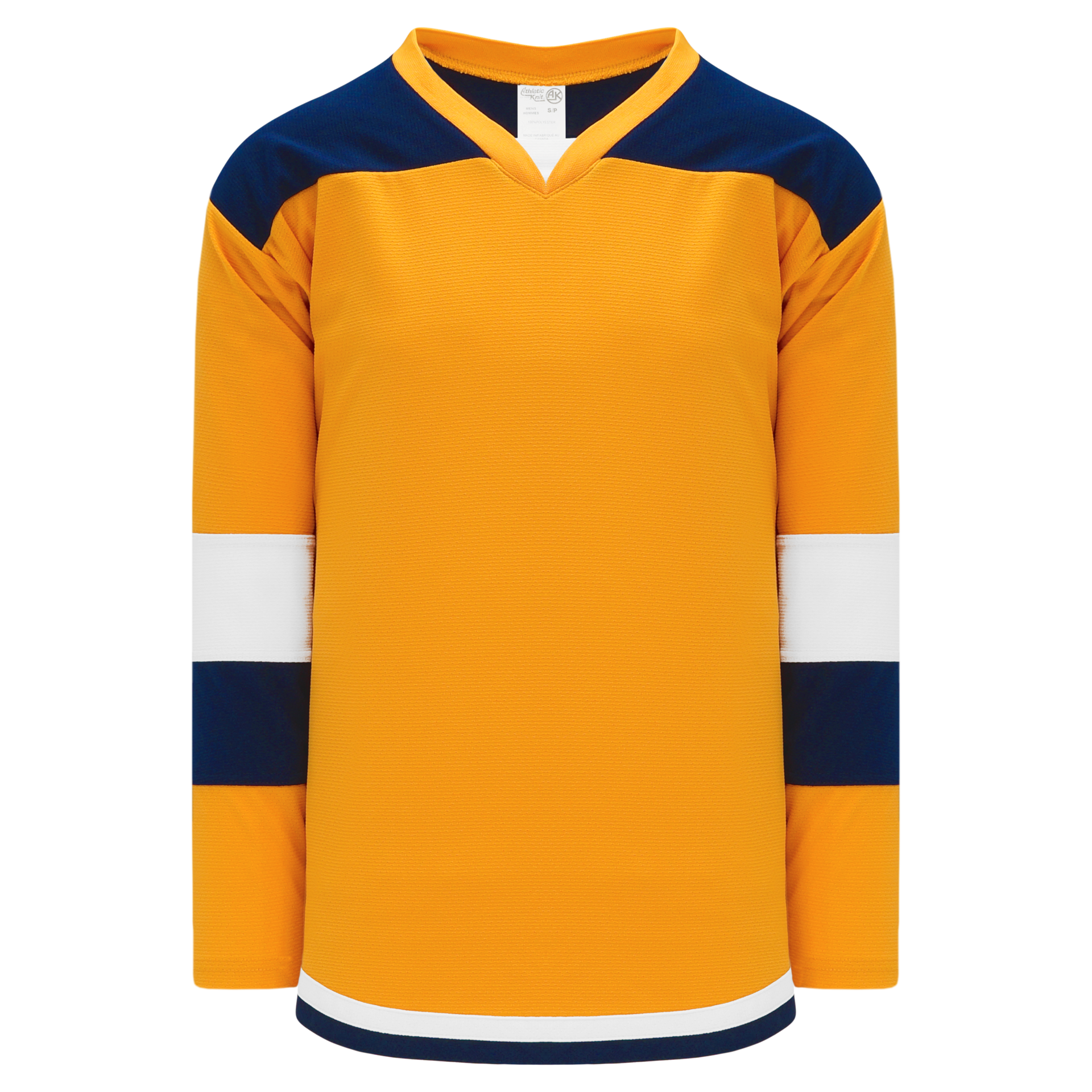 Cheap Custom Brown Orange-White Hockey Jersey Free Shipping