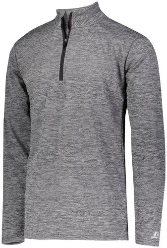 Russell Athletic Dri-Power Lightweight 1/4 Zip Pullover (QZ7EAM), Color 'Black'