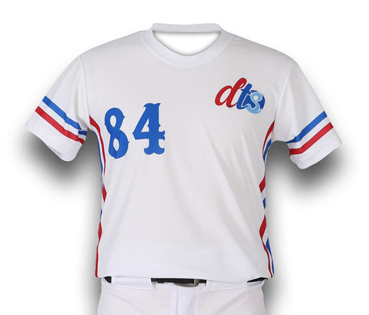 Dynamic Team Sports Custom Sublimated Expos 2 Throwback Baseball Jersey | Baseball | Custom Apparel | Sublimated Apparel | Jerseys M