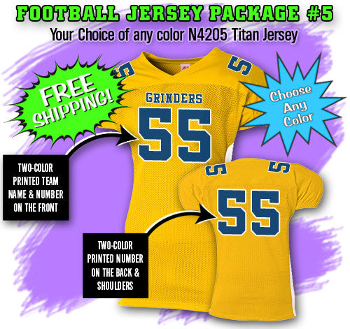 A4 Football Jersey Package 5 (FBJPAK5)