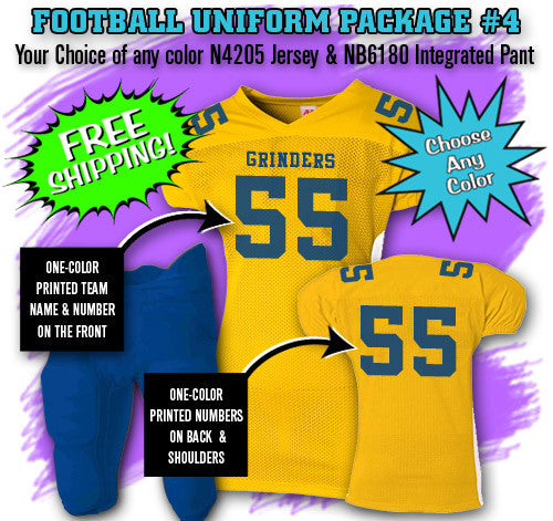 A4 Football Uniform Package 4 (FBUPAK4)