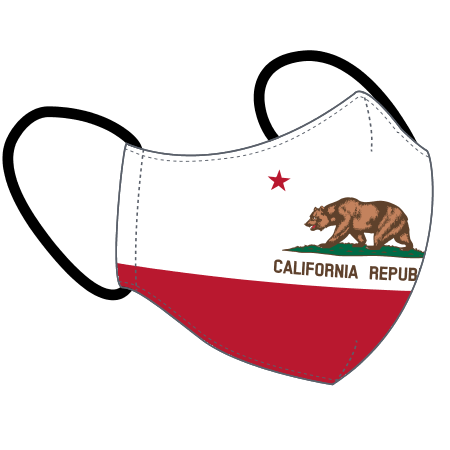 Holloway Freestyle Sublimated Mask (48 piece order minimum) (228185), Color 'California'