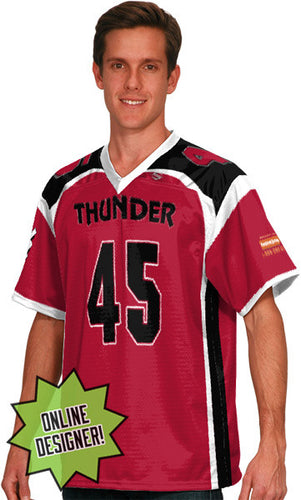 Prosphere Red Zone Custom Sublimated Flag Football Jersey (PS0126-006)