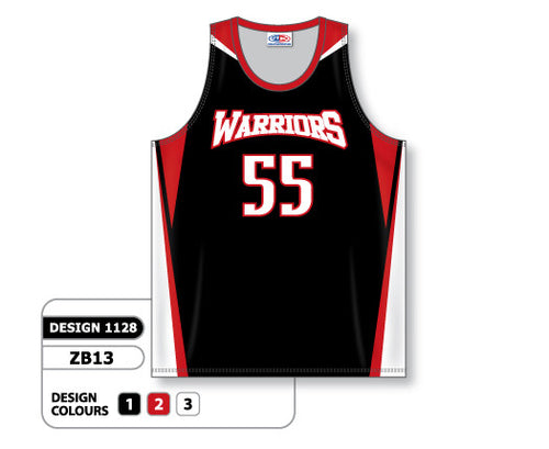 Athletic Knit Custom Sublimated Basketball Jersey Design 1128 (ZB13-1128)