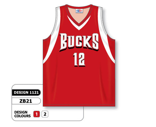 Athletic Knit Custom Sublimated Basketball Jersey Design 1121 (ZB21-1121)