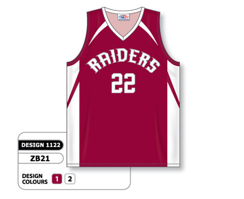 Athletic Knit Custom Sublimated Basketball Jersey Design 1122 (ZB21-1122)