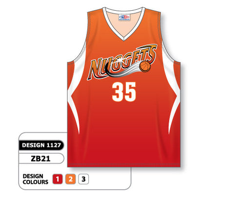 Athletic Knit Custom Sublimated Basketball Jersey Design 1127 (ZB21-1127)