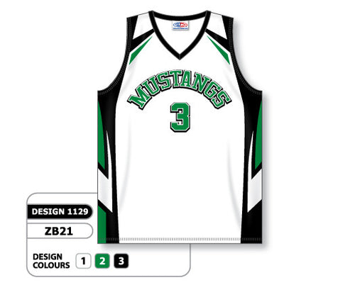 Athletic Knit Custom Sublimated Basketball Jersey Design 1129 (ZB21-1129)