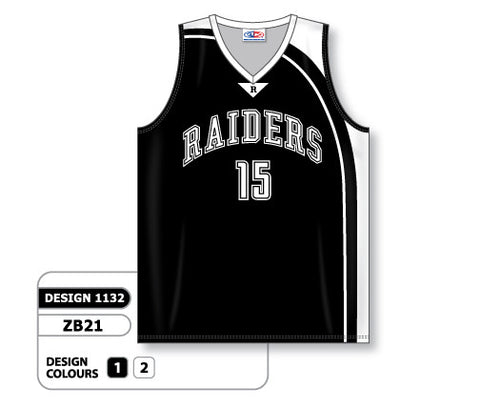 Athletic Knit Custom Sublimated Basketball Jersey Design 1132 (ZB21-1132)
