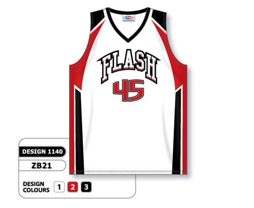 Athletic Knit Custom Sublimated Basketball Jersey Design 1140 (ZB21-1140)