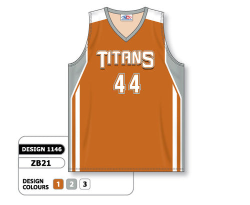 Athletic Knit Custom Sublimated Basketball Jersey Design 1146 (ZB21-1146)