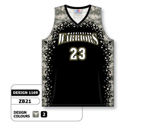 Athletic Knit Custom Sublimated Basketball Jersey Design 1169 (ZB21-1169)