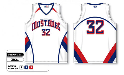 Athletic Knit Custom Sublimated Basketball Jersey Design 1171 (ZB21-1171)