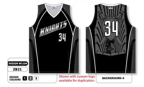 Athletic Knit Custom Sublimated Basketball Jersey Design W1104 (ZB21-W1104)