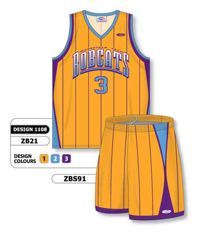Athletic Knit Custom Sublimated Matching Basketball Uniform Set Design 1108 (ZB21S-1108)