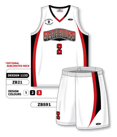 Athletic Knit Custom Sublimated Matching Basketball Uniform Set Design 1133 (ZB21S-1133)