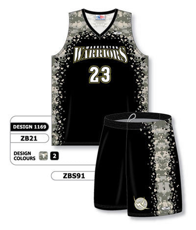 Basketball Uniform Sublimated Warriors