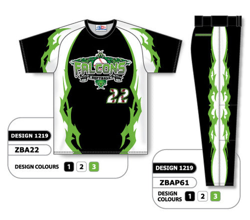 Athletic Knit Custom Sublimated Matching Softball Uniform Set Design 1219 (ZSB22S-1219)