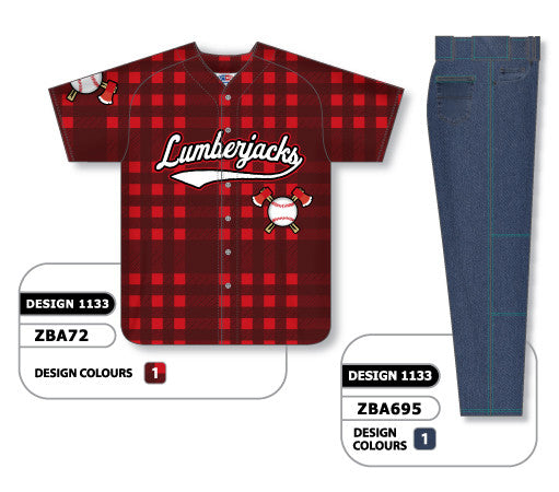 Athletic Knit Custom Sublimated Matching Baseball Uniform Set Design 1214 | Baseball | Custom Apparel | Sublimated Apparel | Packages S
