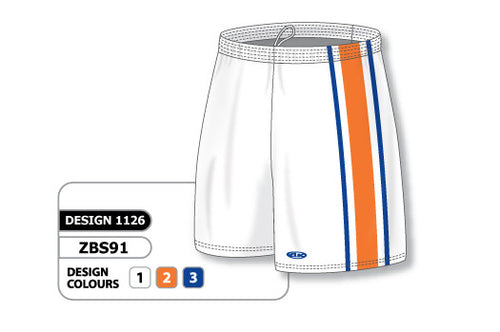 Athletic Knit Custom Sublimated Basketball Short Design 1126 (ZBS91-1126)