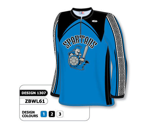 Athletic Knit Sublimated Long Sleeve Basketball Warm Up Set Design 1308 | Basketball | Custom Apparel | Sublimated Apparel | Packages 3XL