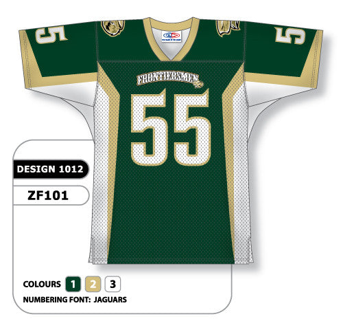 Athletic Knit Custom Sublimated Football Jersey Design 1012 (ZF101-1012)