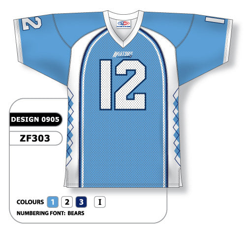 Athletic Knit Custom Sublimated Football Jersey Design 0905 (ZF303-0905)