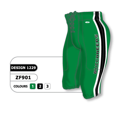 Athletic Knit Custom Sublimated Football Pant Design 1229 (ZF901-1229)