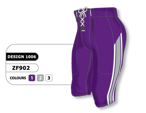 Athletic Knit Custom Sublimated Football Pant Design 1006 (ZF902-1006)