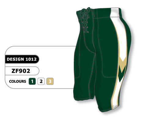 Athletic Knit Custom Sublimated Football Pant Design 1012 (ZF902-1012)