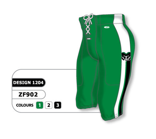 Athletic Knit Custom Sublimated Football Pant Design 1204 (ZF902-1204)