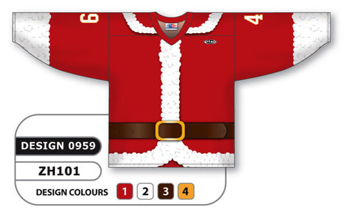 Athletic Knit Custom Sublimated Hockey Jersey Design 0959 (ZH101-0959)
