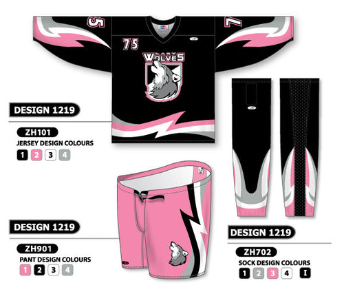 Athletic Knit Custom Sublimated Hockey Uniform Design 1219 (ZH101S-1219)