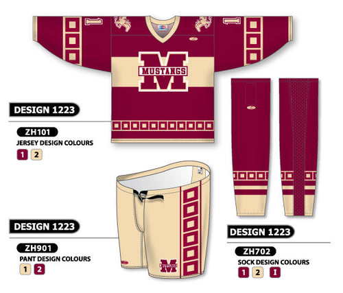 Athletic Knit Custom Sublimated Hockey Uniform Design 1223 (ZH101S-1223)