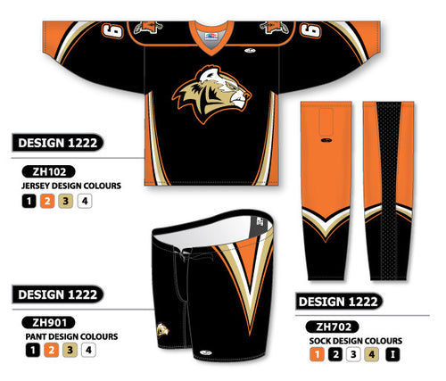 Athletic Knit Custom Sublimated Hockey Uniform Design 1222 (ZH102S-1222)
