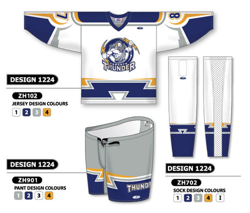 Athletic Knit Custom Sublimated Hockey Uniform Design 1224 (ZH102S-1224)