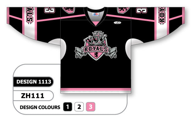 Calgary Hitmen jersey  Black pink, Jersey, Black