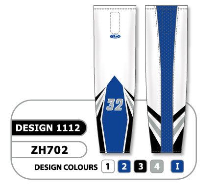 Athletic Knit Custom Sublimated Hockey Sock Design 1112 (ZH702-1112)