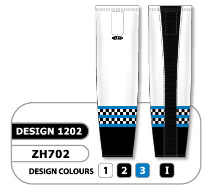 Athletic Knit Custom Sublimated Hockey Sock Design 1202 (ZH702-1202)