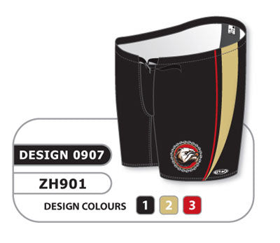 Athletic Knit Custom Sublimated Hockey Pant Shell Design 0907 (ZH901-0907)
