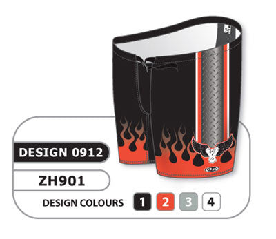 Athletic Knit Custom Sublimated Hockey Pant Shell Design 0912 (ZH901-0912)