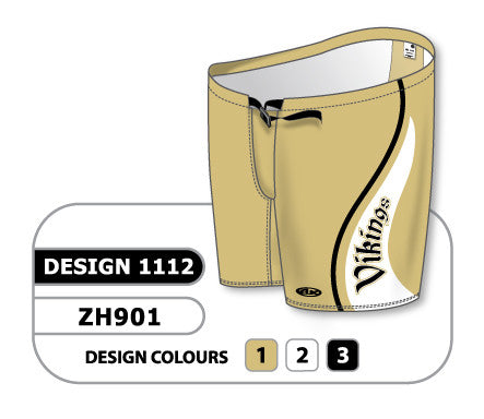 Athletic Knit Custom Sublimated Hockey Pant Shell Design 1112 (ZH901-1112)