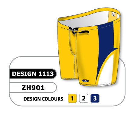 Athletic Knit Custom Sublimated Hockey Pant Shell Design 1113 (ZH901-1113)