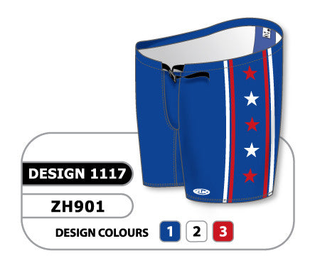 Athletic Knit Custom Sublimated Hockey Pant Shell Design 1117 (ZH901-1117)