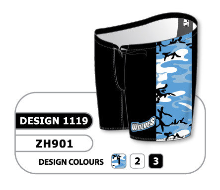 Athletic Knit Custom Sublimated Hockey Pant Shell Design 1119 (ZH901-1119)