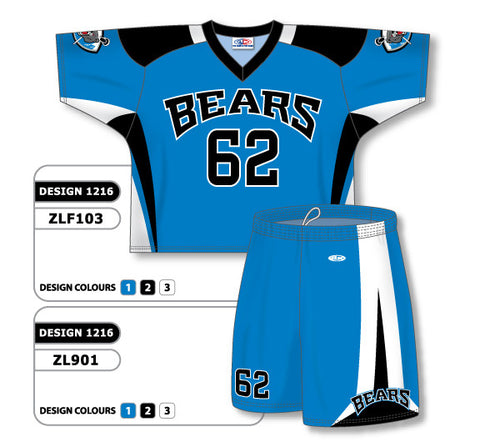 Athletic Knit Custom Sublimated Lacrosse Uniform Set Design 1216 (ZLFS103-1216)