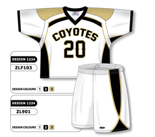 Athletic Knit Custom Sublimated Lacrosse Uniform Set Design 1224 (ZLFS103-1224)