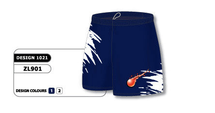 Athletic Knit Custom Sublimated Lacrosse Short Design 1021 (ZLS901-1021)