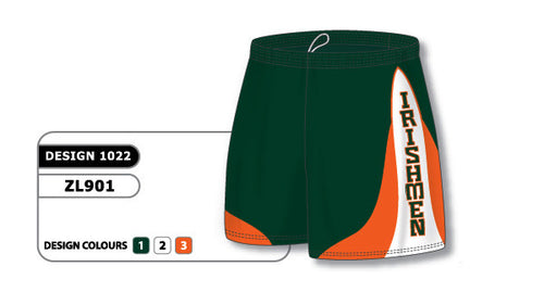 Athletic Knit Custom Sublimated Lacrosse Short Design 1022 (ZLS901-1022)