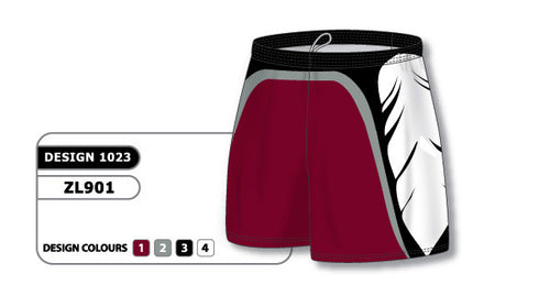 Athletic Knit Custom Sublimated Lacrosse Short Design 1023 (ZLS901-1023)